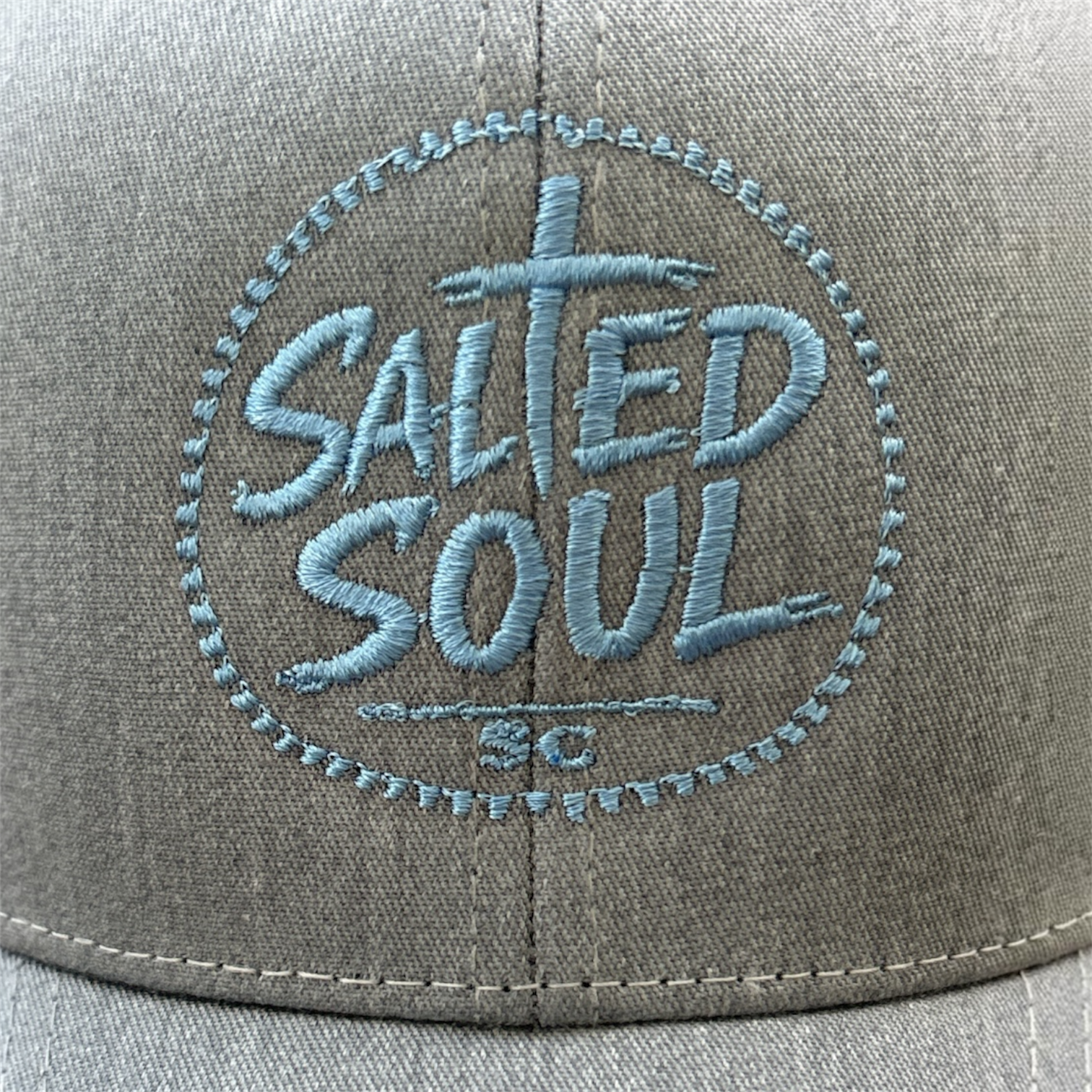 Heather Grey / Light Grey with Columbia Blue logo