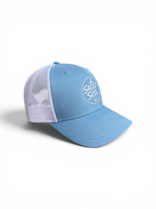 Columbia Blue / White with White logo